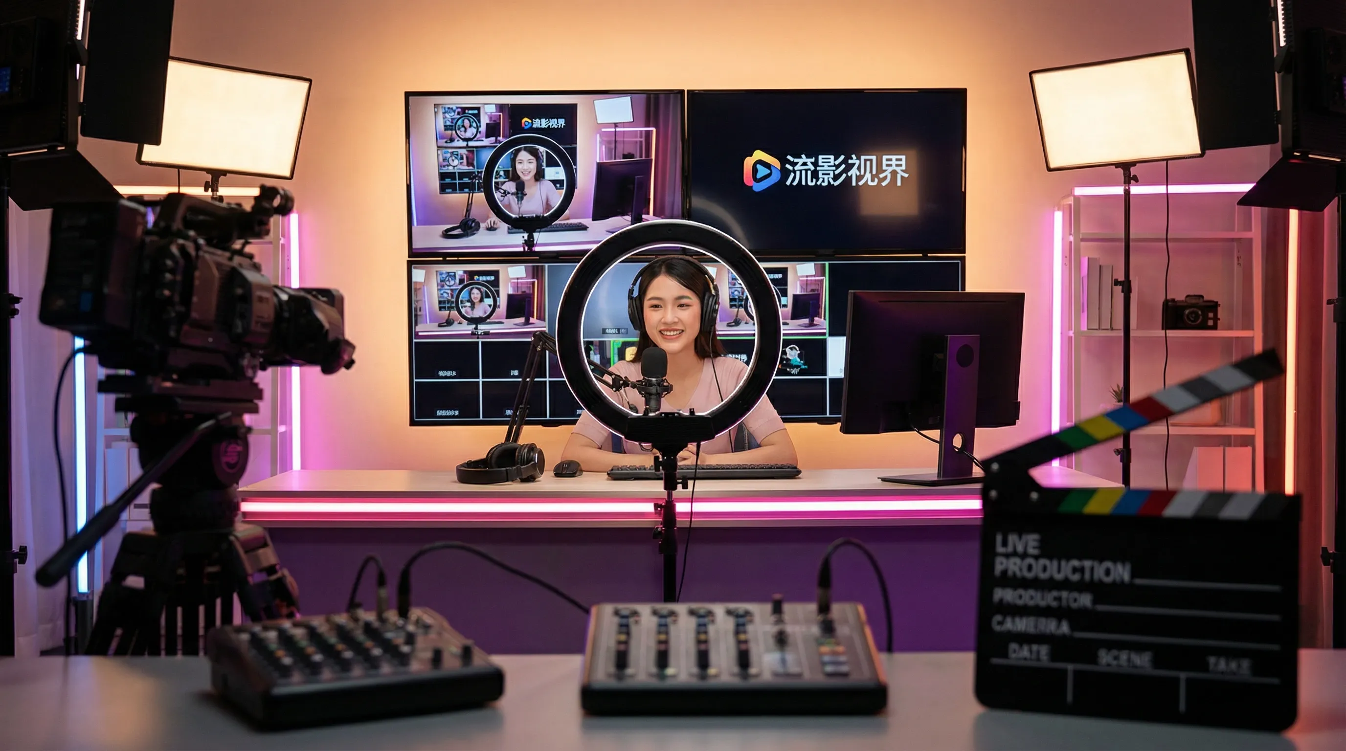 暗网禁区影视传媒平台宣传横幅