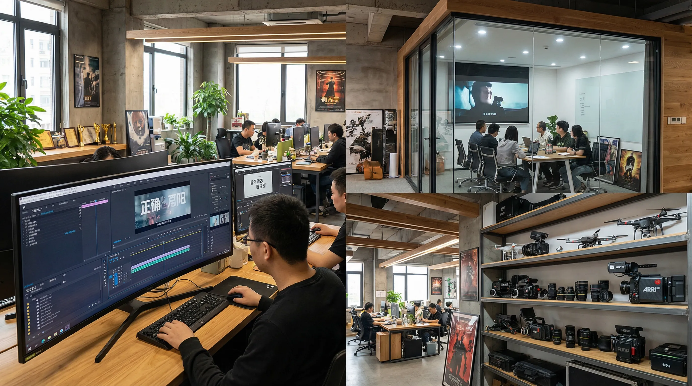 暗网禁区影视传媒公司办公室